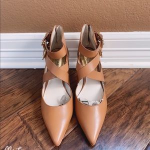 Brand new Micheal Kors leather heels